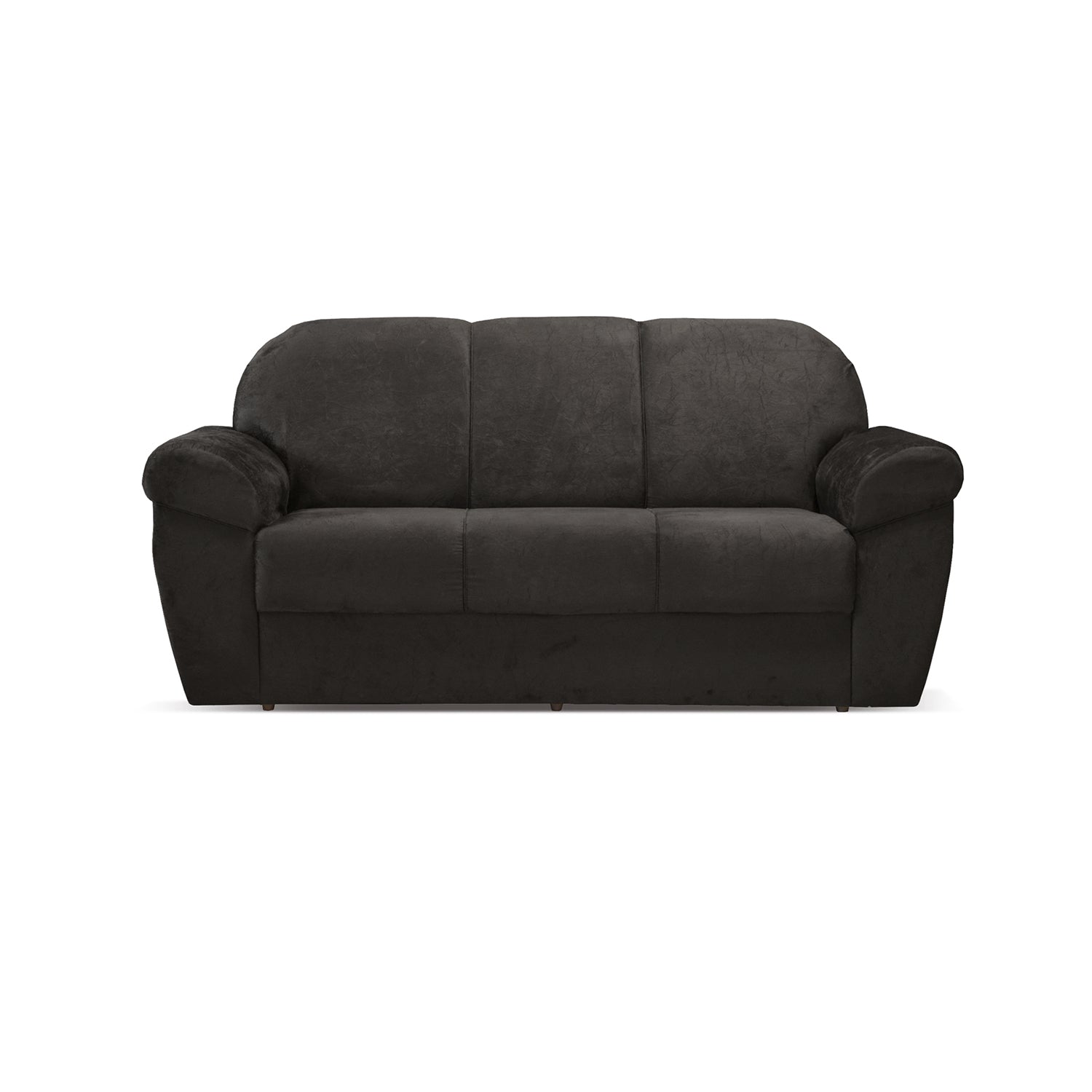 Sofá Mael 3 puestos Marrón tela anti rasguños 185x88x75
