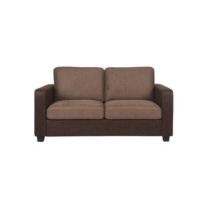 Sofá Munir 3 puestos Marrón terciopelo premium 180x90x90