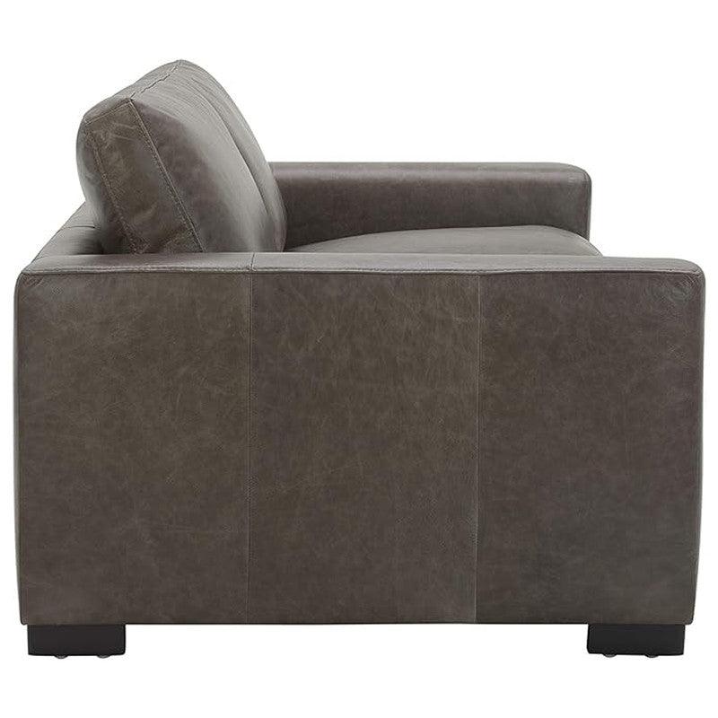 Sofá Prestige 3 puestos Marrón Cuero sintético 200x90x80