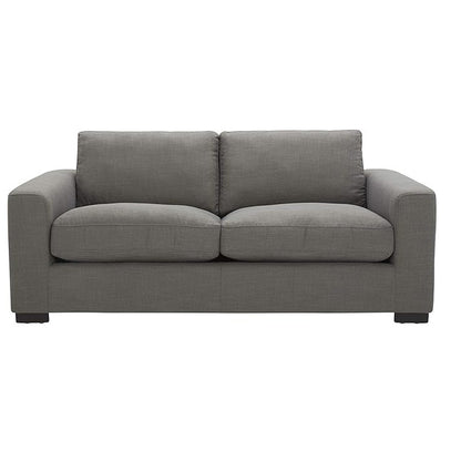 Sofá King 3 puestos Gris tela anti fluidos 200x90x80
