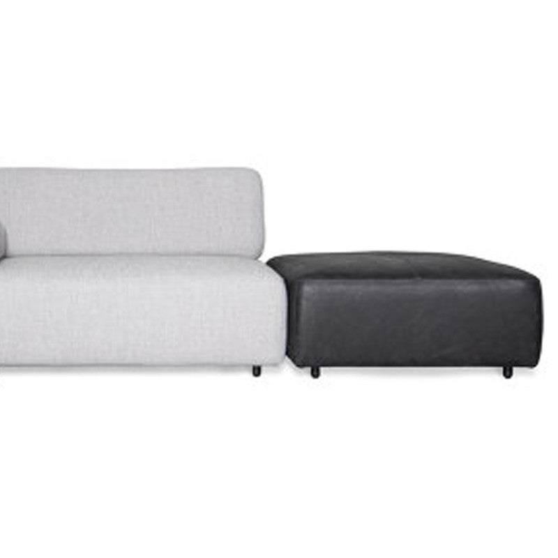 Sofá Homi 3 puestos Gris tela anti fluidos 200x75x75