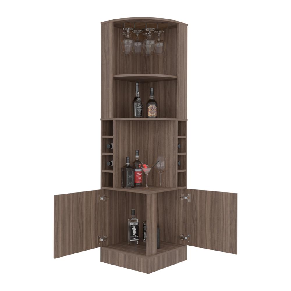 Bar Esquinero Celeste, Avellana, con Dos Puertas y Espacio Porta Copas ZF