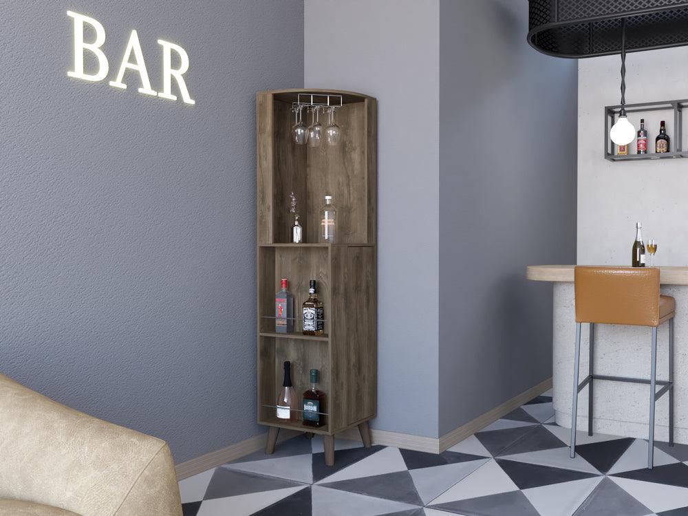 Mueble Multiusos Telmo, Nogal, con 1 Cajonera Para Almacenamiento - VIRTUAL MUEBLES
