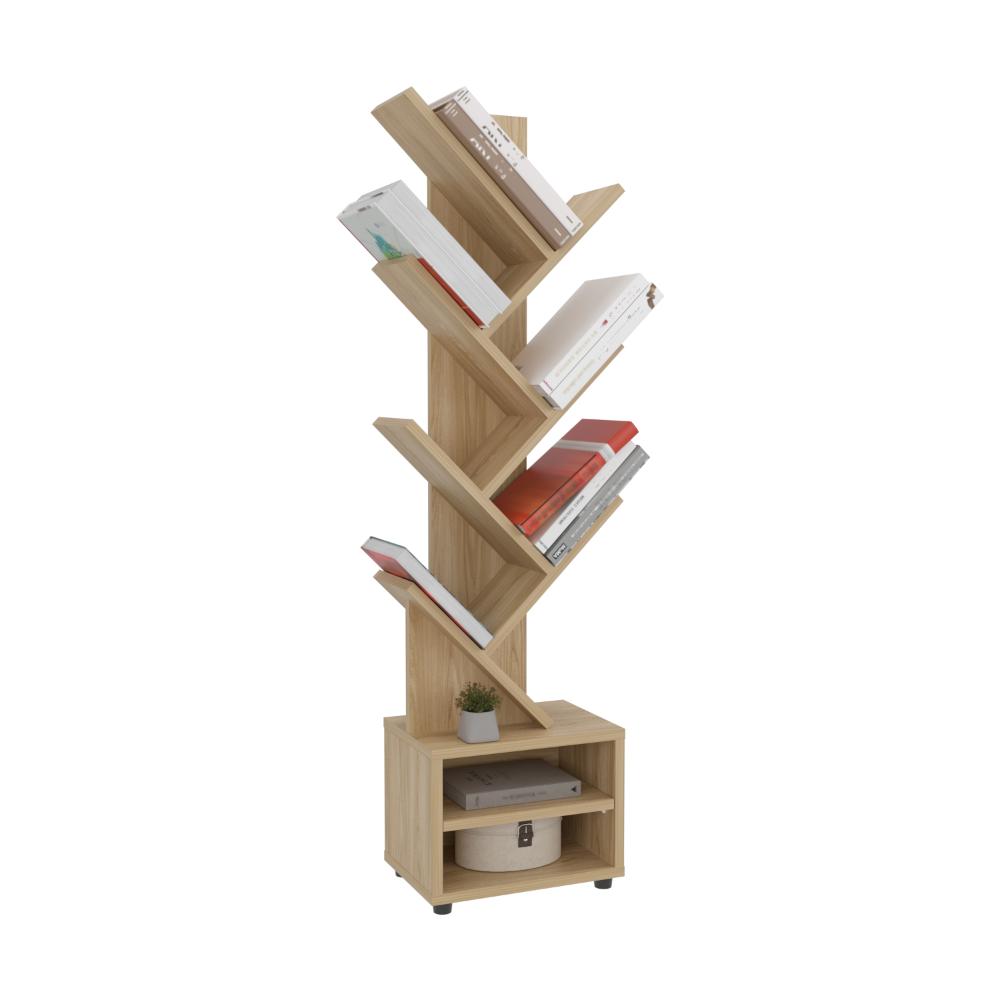 Biblioteca Kings, Fresno Europeo, con multiples espacios para ubicar objetos decorativos