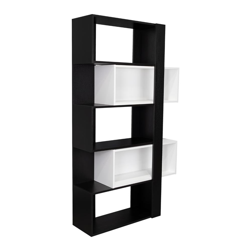 Biblioteca Ascher, Wengue y Blanco, con cinco entrepaños