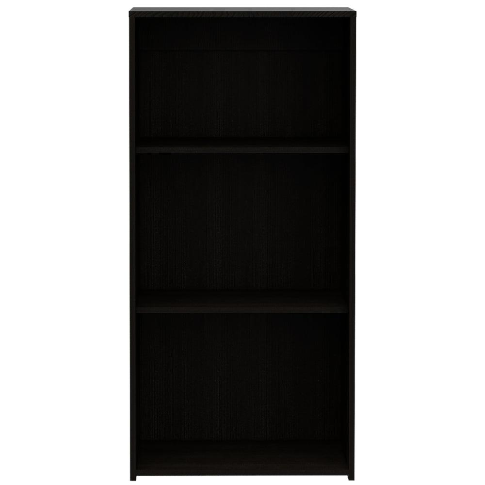 Biblioteca Leroy, Wengue, con Entrepaños Para Ubicar Objetos
