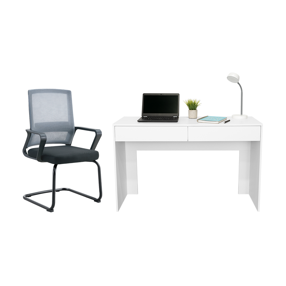 Combo para Oficina Nexor, Incluye Escritorio y Silla de Escritorio