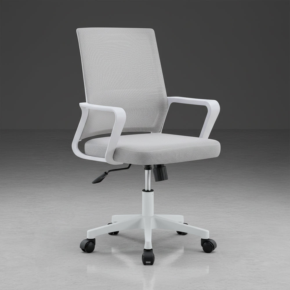 Silla de Escritorio Regal, Gris, Ergonómica con Reposabrazos