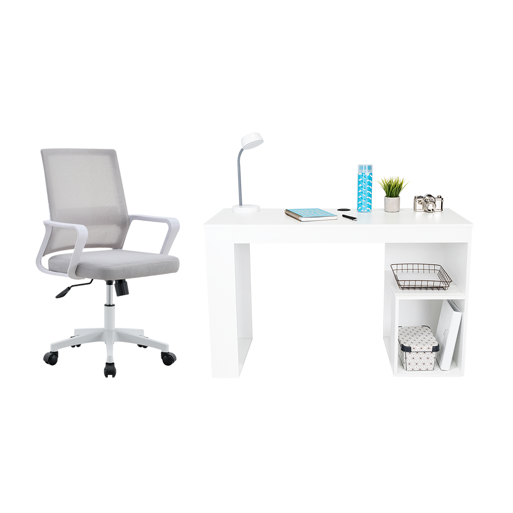 Combo para Oficina Zafra, Incluye Escritorio y Silla de Escritorio