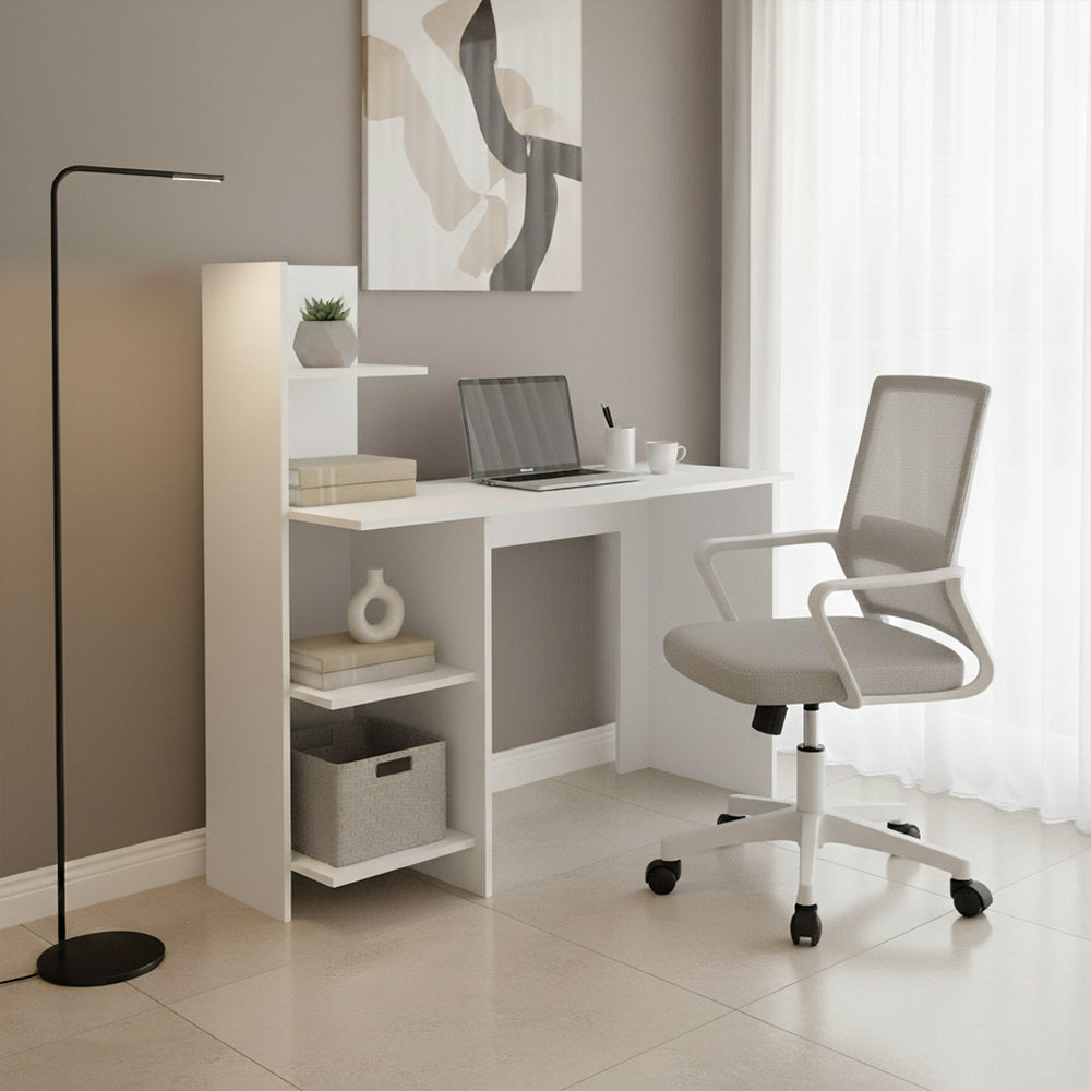 Silla de Escritorio Regal, Gris, Ergonómica con Reposabrazos