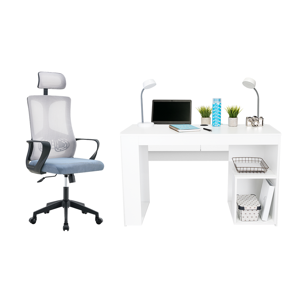 Combo para Oficina Clásic, Incluye Escritorio y Silla de Escritorio