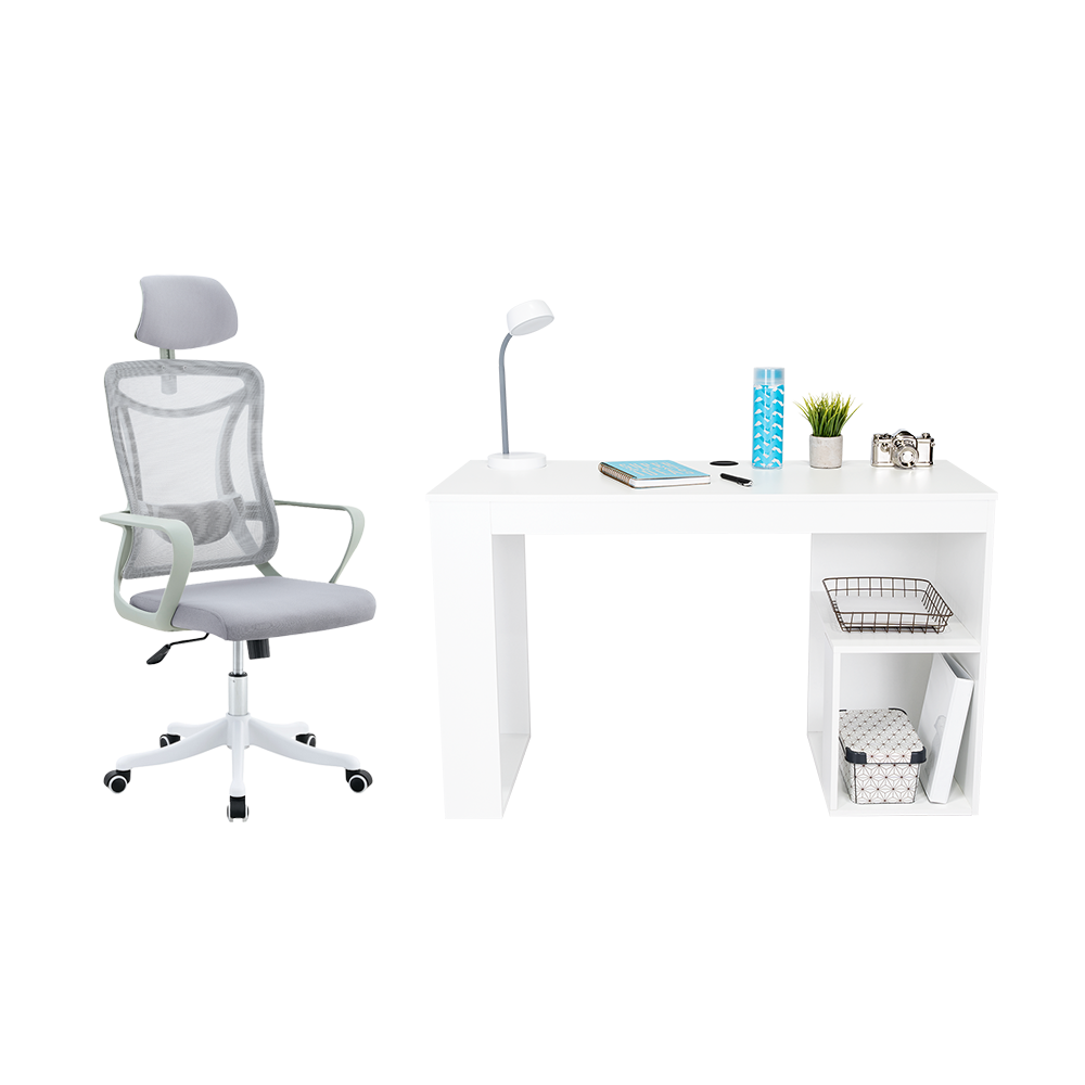 Combo para Oficina Confort, Incluye Escritorio y Silla de Escritorio
