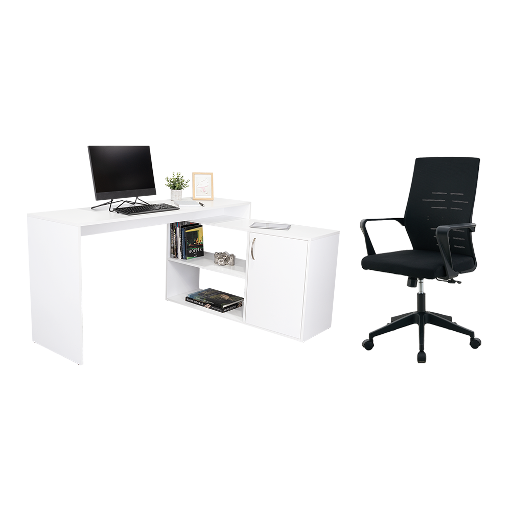 Combo para Oficina Prox, Incluye Escritorio y Silla de Escritorio