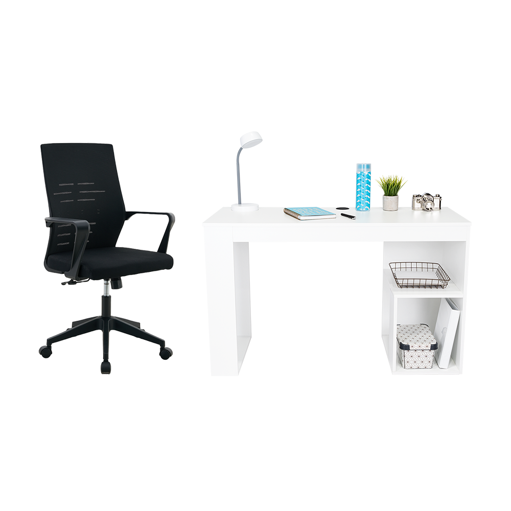 Combo para Oficina Max, Incluye Escritorio y Silla de Escritorio