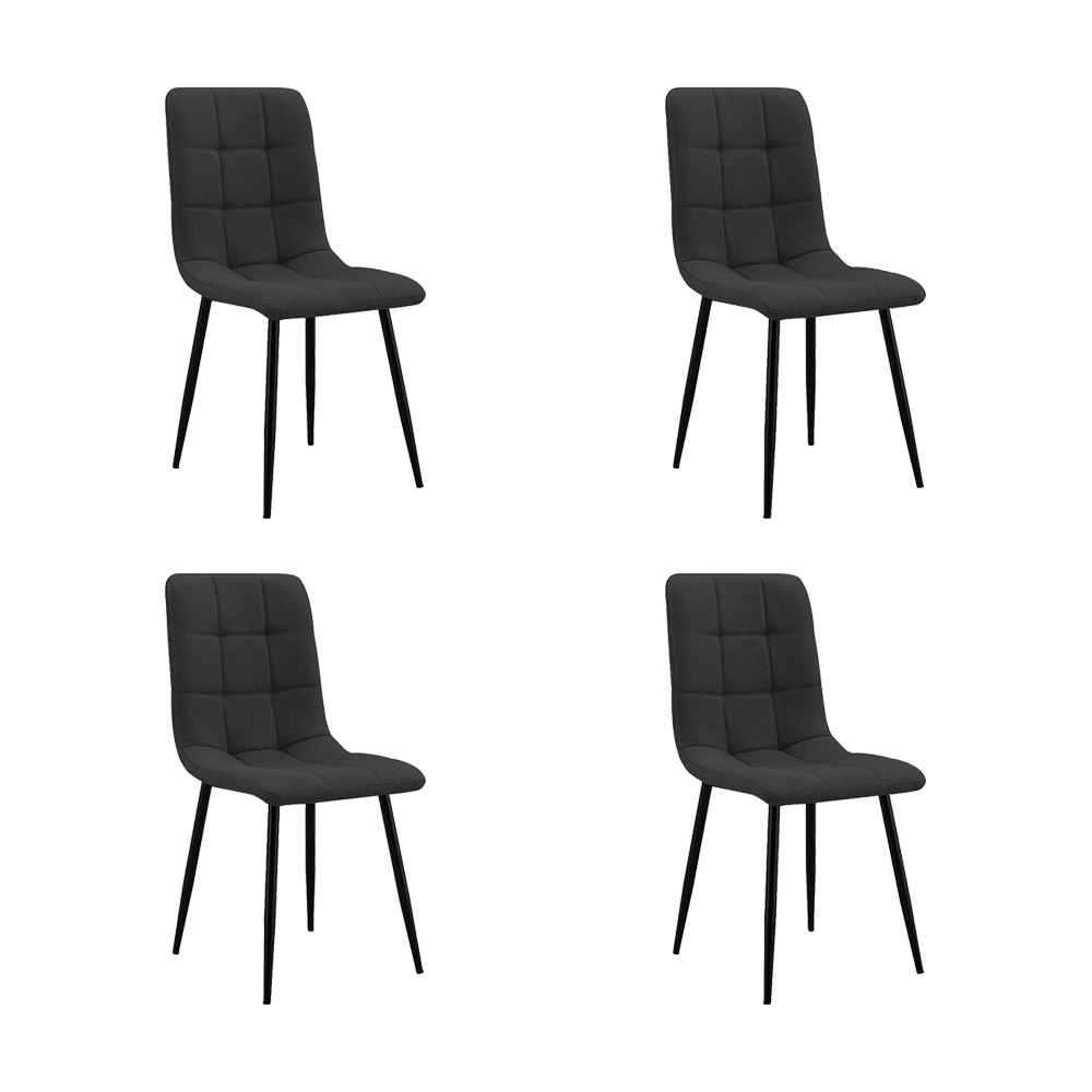 Combo para Sala Venus , Incluye Mesa Redonda de Vidrio y 4 Sillas