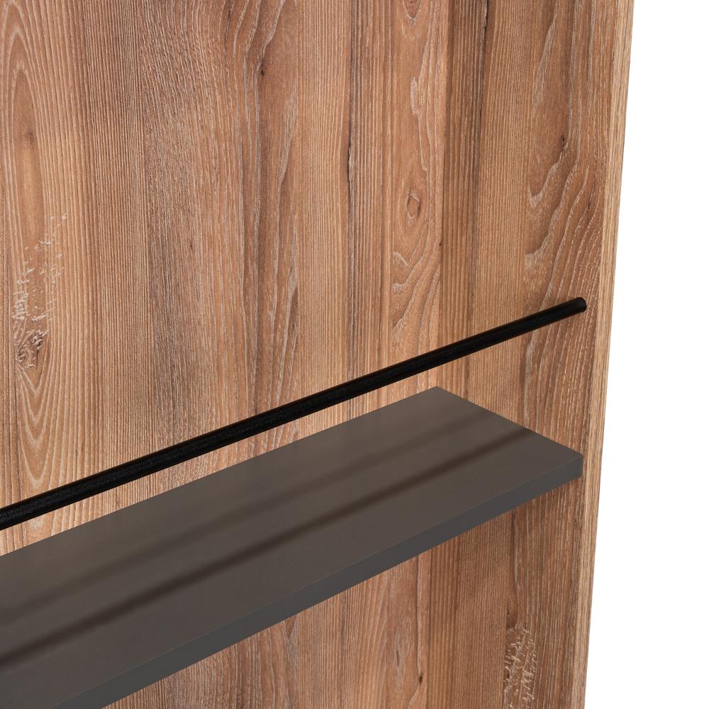 Bar Esquinero Nashira, Miel y Plata Oscuro, con Amplio Espacio de Almacenamiento y Porta Copas