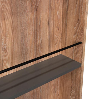 Bar Esquinero Nashira, Miel y Plata Oscuro, con Amplio Espacio de Almacenamiento y Porta Copas