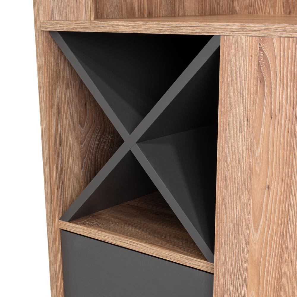 Bar Esquinero Nashira, Miel y Plata Oscuro, con Amplio Espacio de Almacenamiento y Porta Copas