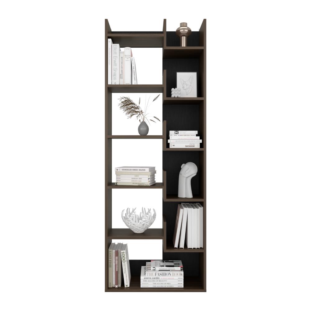 Biblioteca Clover, Milan y Wengue, con espacios para guardar y poner objetos