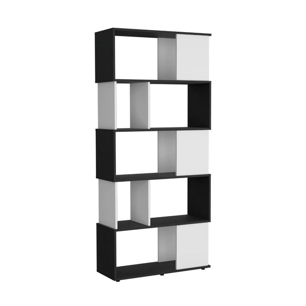 Biblioteca Noah, Wengue y Blanco, con Variedad de Entrepaños ZF
