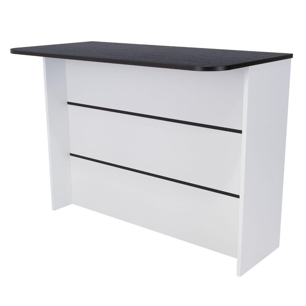 Combo Nuna, Incluye Barra de Cocina y 2 Sillas para Bar Color Negro