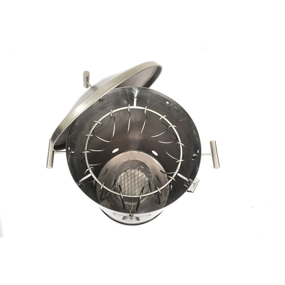 Asador Barril Olympus Grande 100% Acero Inoxidable
