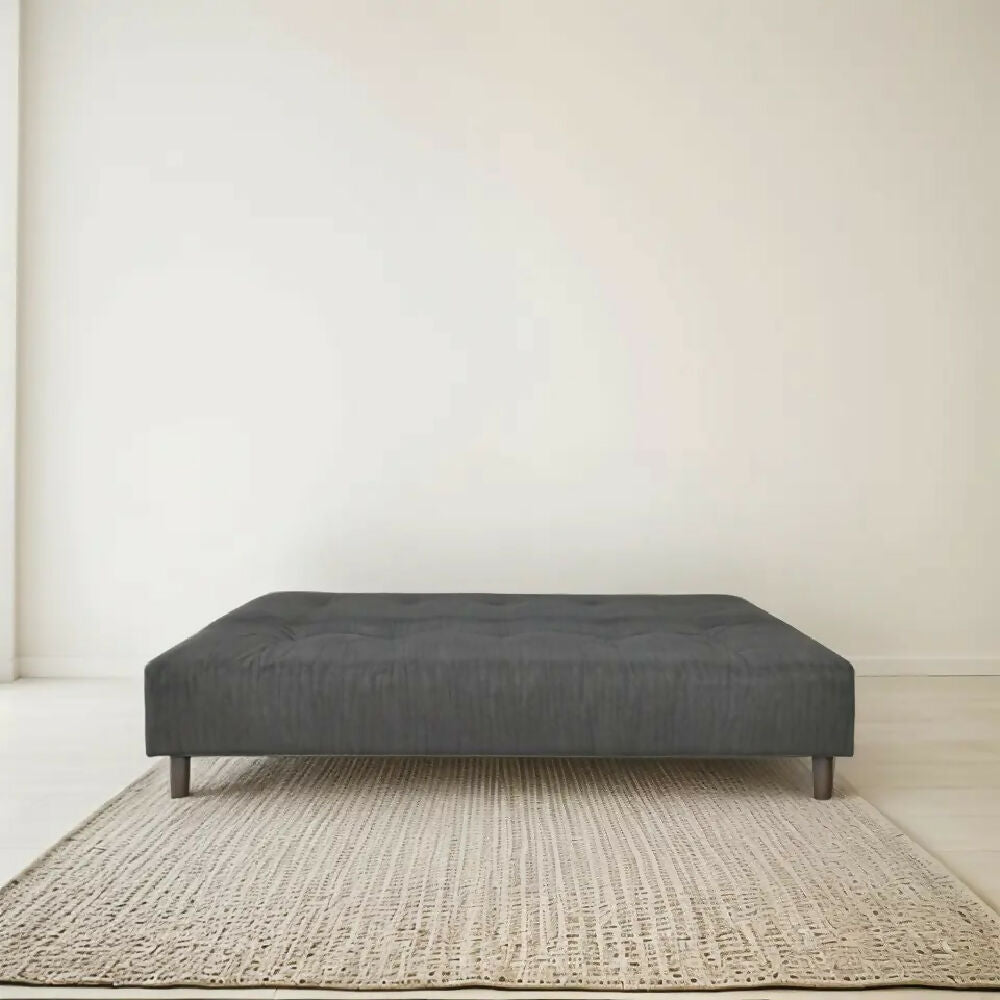 Sofá Cama Mauro Tela, Color Gris