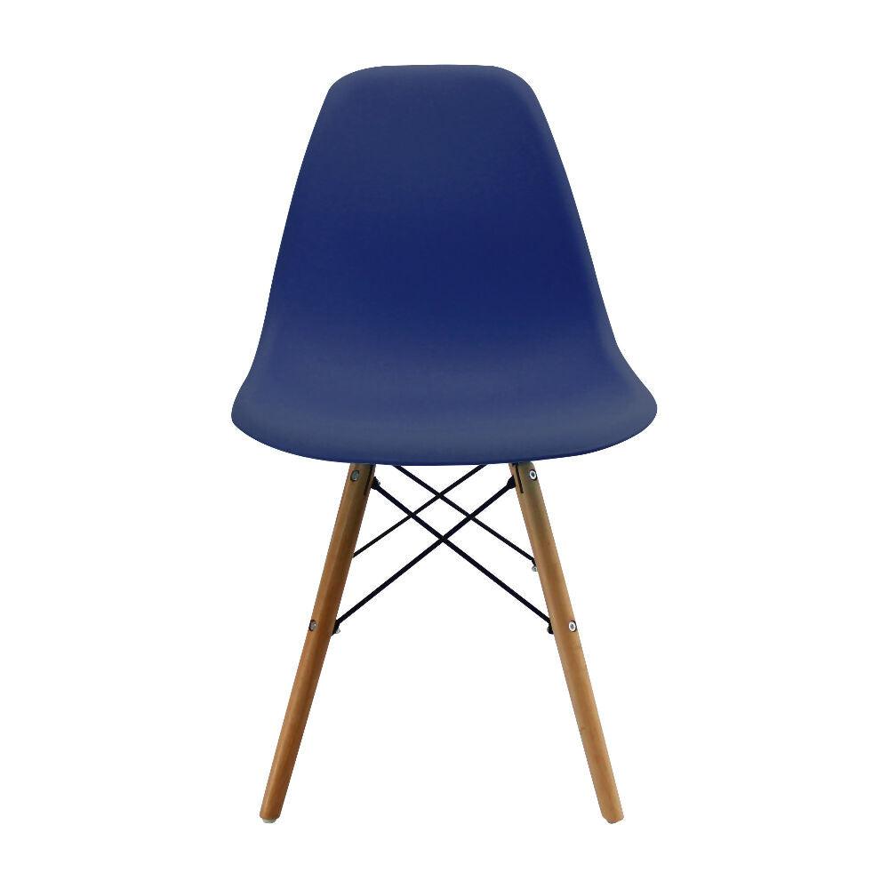 Kit Por 6 Silla DKR Tipo Eames para comedor - Azul oceano