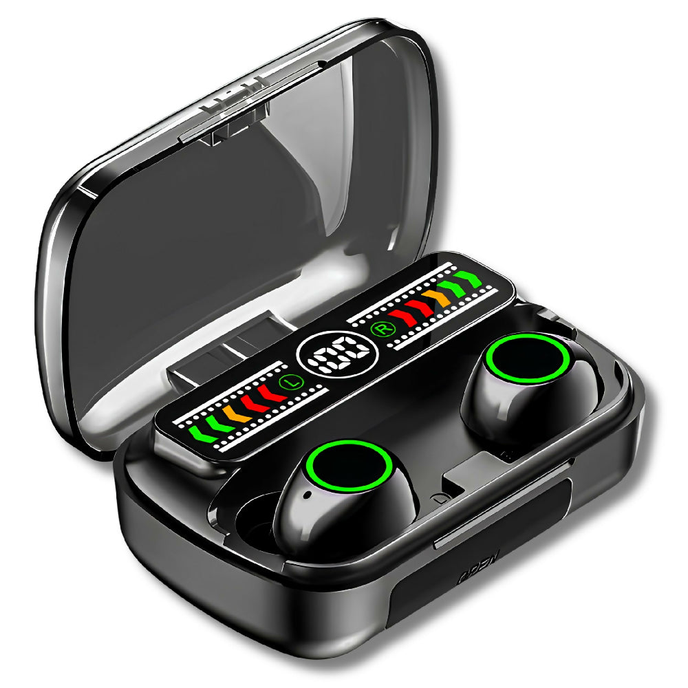Audífonos Inalámbricos Bluetooth M100 Pantalla LED Y Power Bank