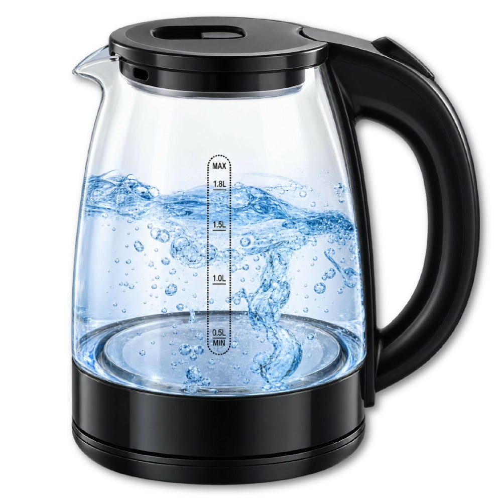 Hervidor De Agua Eléctrico De Vidrio Sokany 2L SK-09047 Ebullición Rápida Y Diseño Transparente