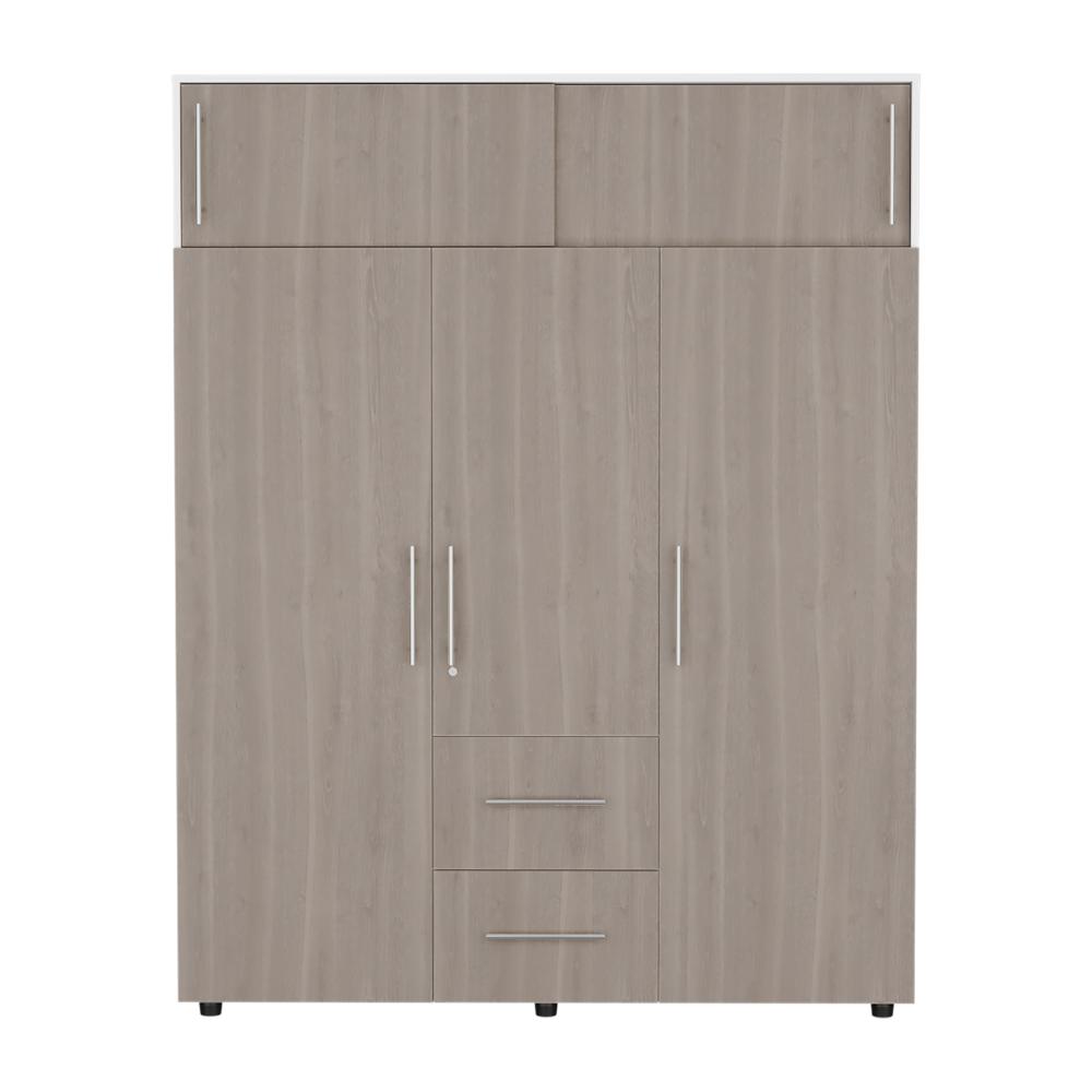 Closet Montano 160, Bardolino y Blanco, con tres puertas