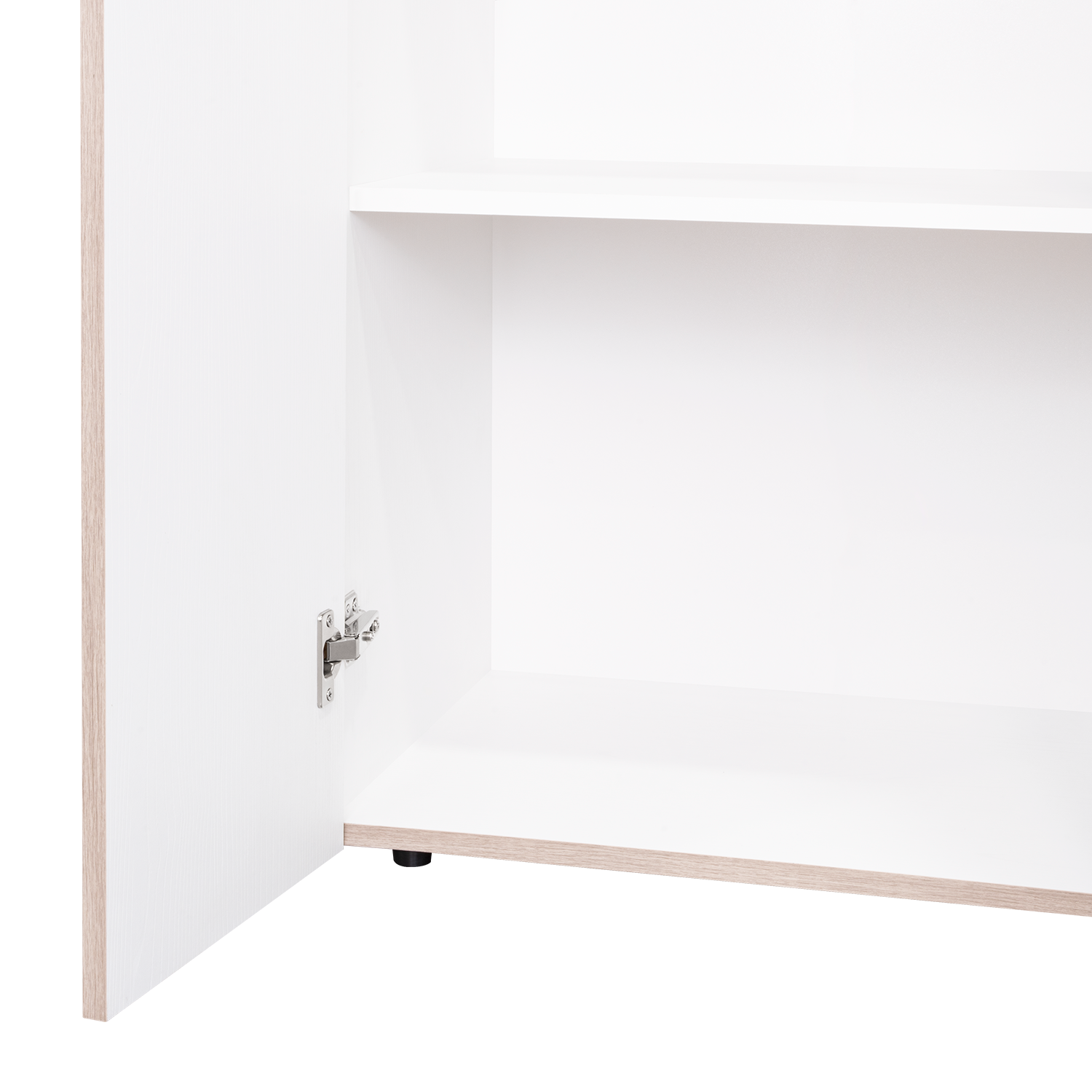 Closet Beico, Positano y Blanco Duqueza, Con Dos Puertas Abatibles y Cuatro Entrepaños