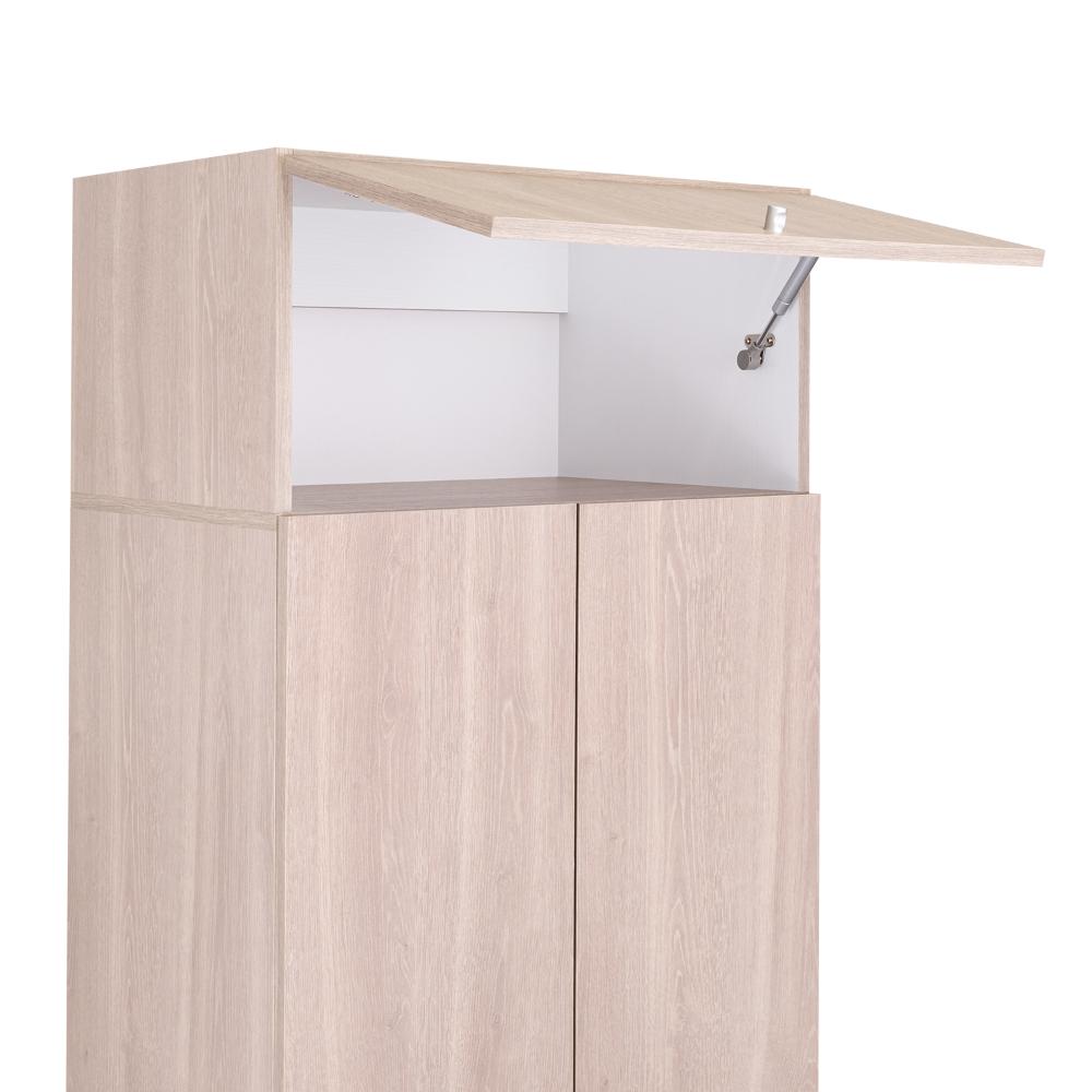 Complemento para Closet Beico, Bardolino y Blanco Duqueza, Para Adicionar Altura y Compartimiento A Tu Closet