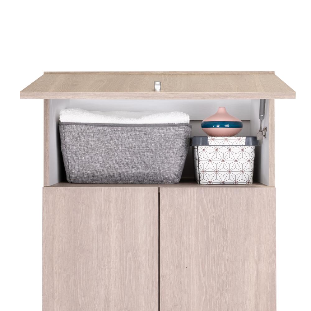 Complemento para Closet Beico, Bardolino y Blanco Duqueza, Para Adicionar Altura y Compartimiento A Tu Closet