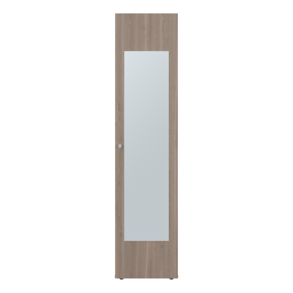 Closet Alma, Bardolino Y Blanco, Con espejo, Una puerta abatible y variedad de entrepaños  ZF
