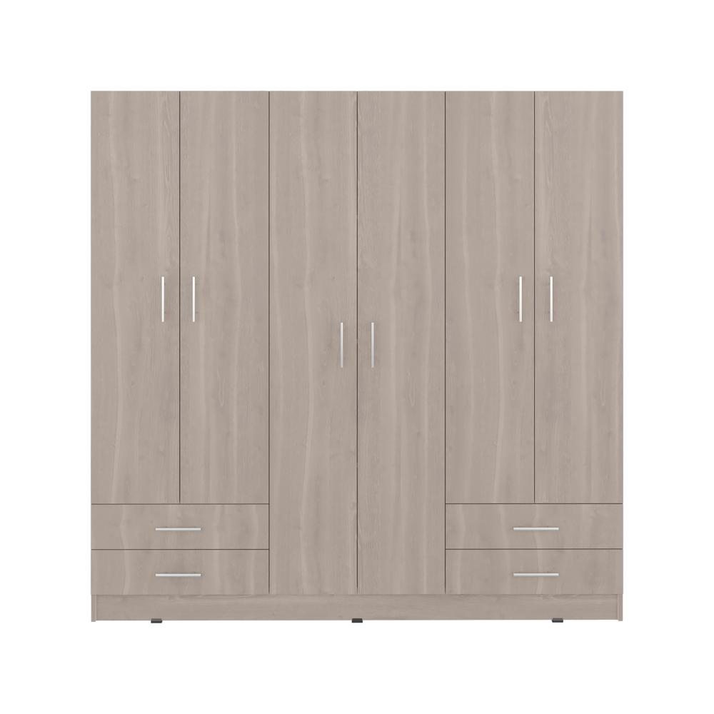 Closet Petunia, Bardolino y Blanco, con cuatro organizadores