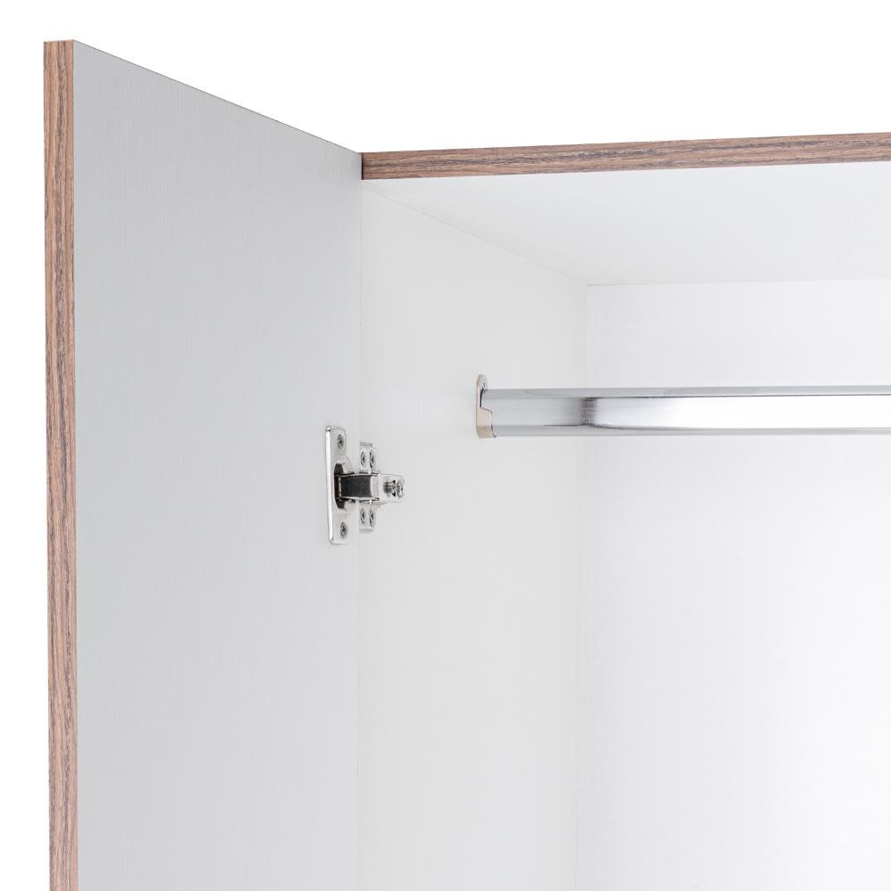 Closet América, Avellana y Blanco, Con Dos Cajones y Variedad De Entrepaños
