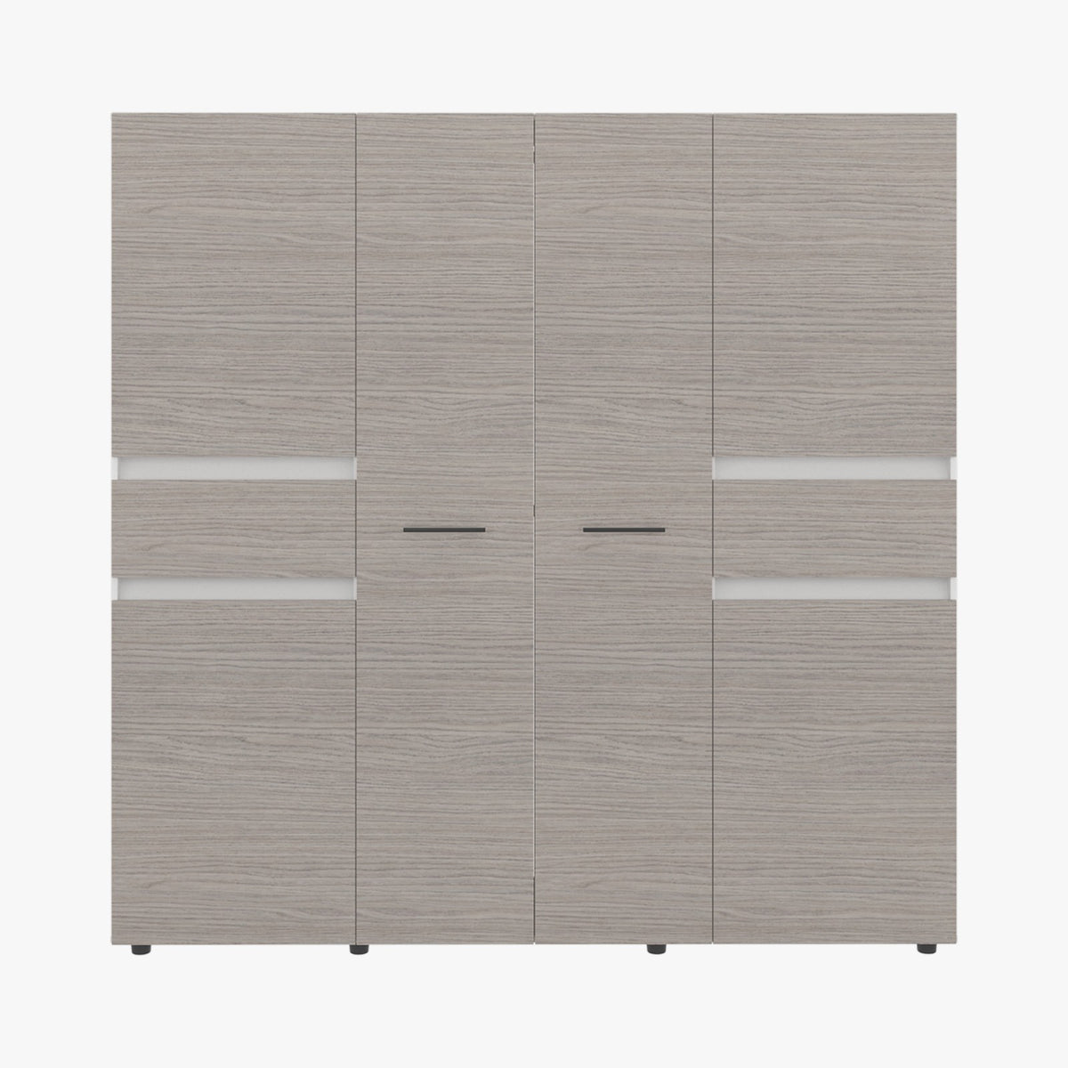 Clóset Grande Imperial 200x200, Blanco Duqueza Y Positano