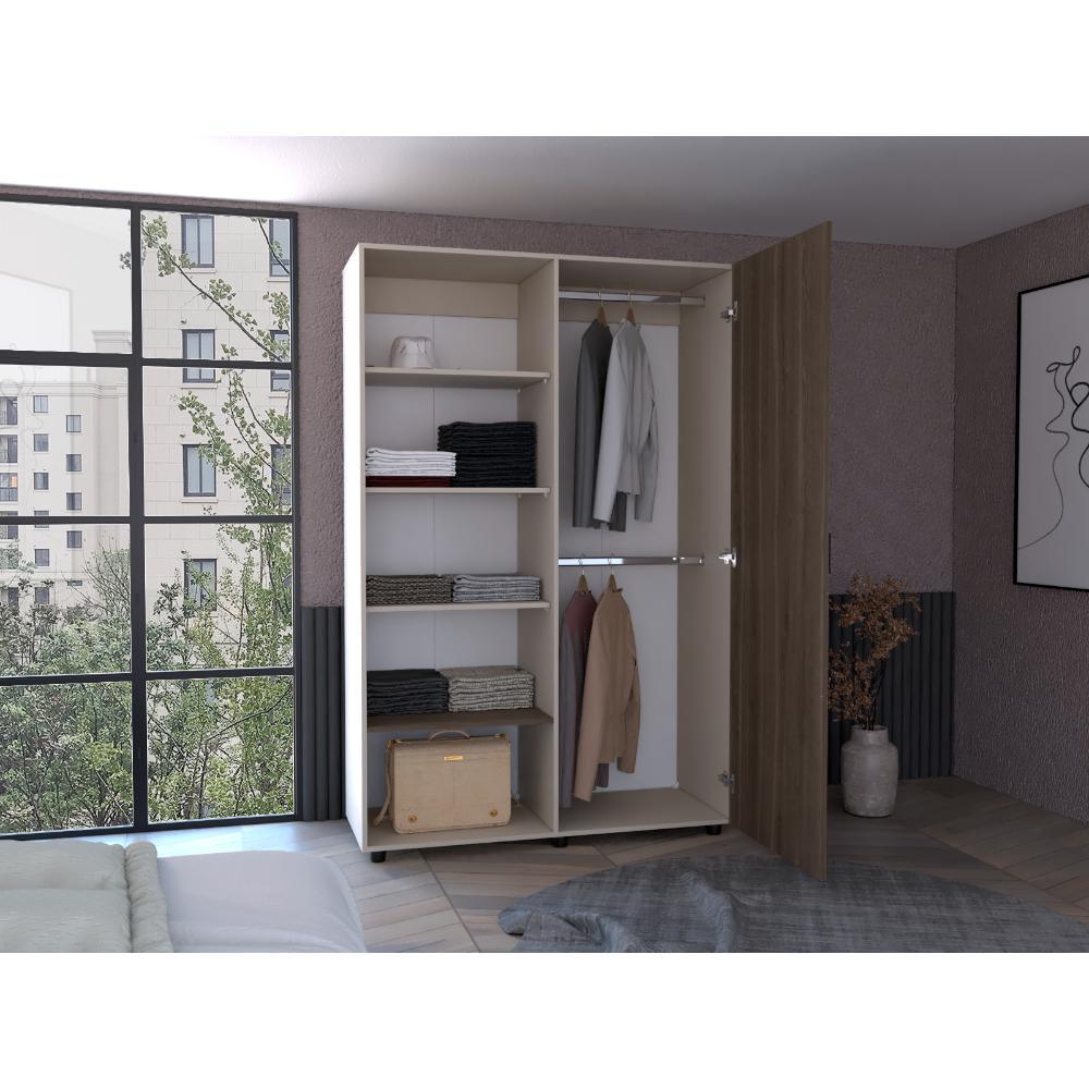 Closet Eco, Capri y Milán, Pequeño Con Amplios Espacios Para Guardar Ropa