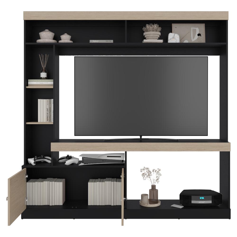 Mesa Para Tv Classic, Cartagena y Wengue , Para televisor de 55 pulgadas