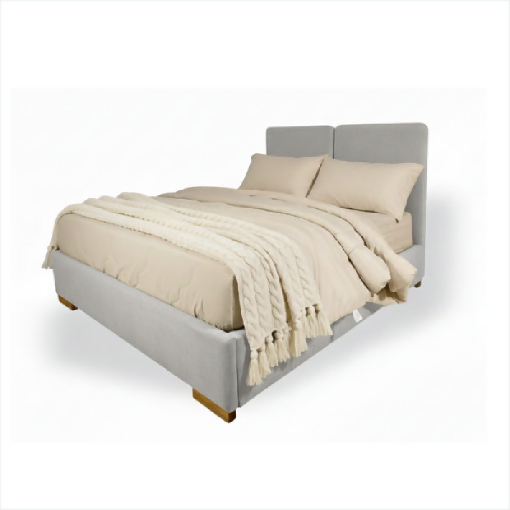 Cama Tapizada Formosa Bolgo en madera