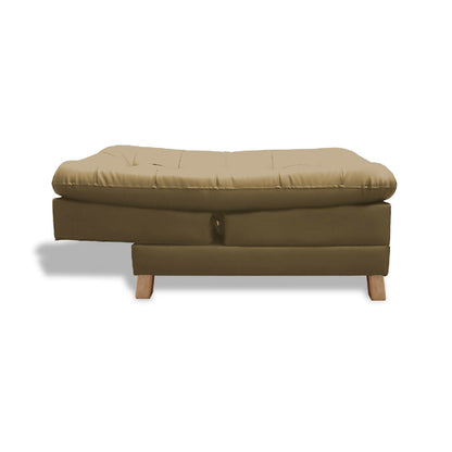 Poltrona Zeink 3 Posiciones Tipo Cuero Camel