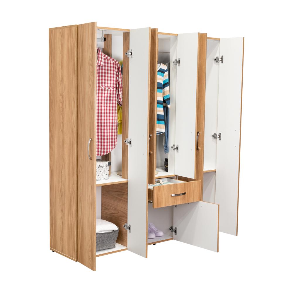 Combo Mayer, Fresno Europeo y Blanco, incluye Closet y Organizador