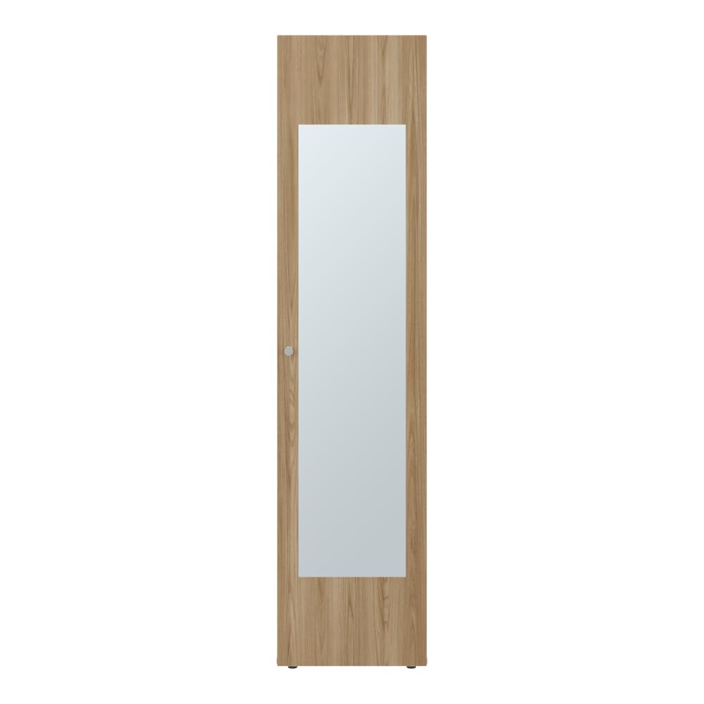 Closet Alma, Fresno Europeo Y Blanco, Con Espejo, una puerta abatible variedad de entrepaños ZF