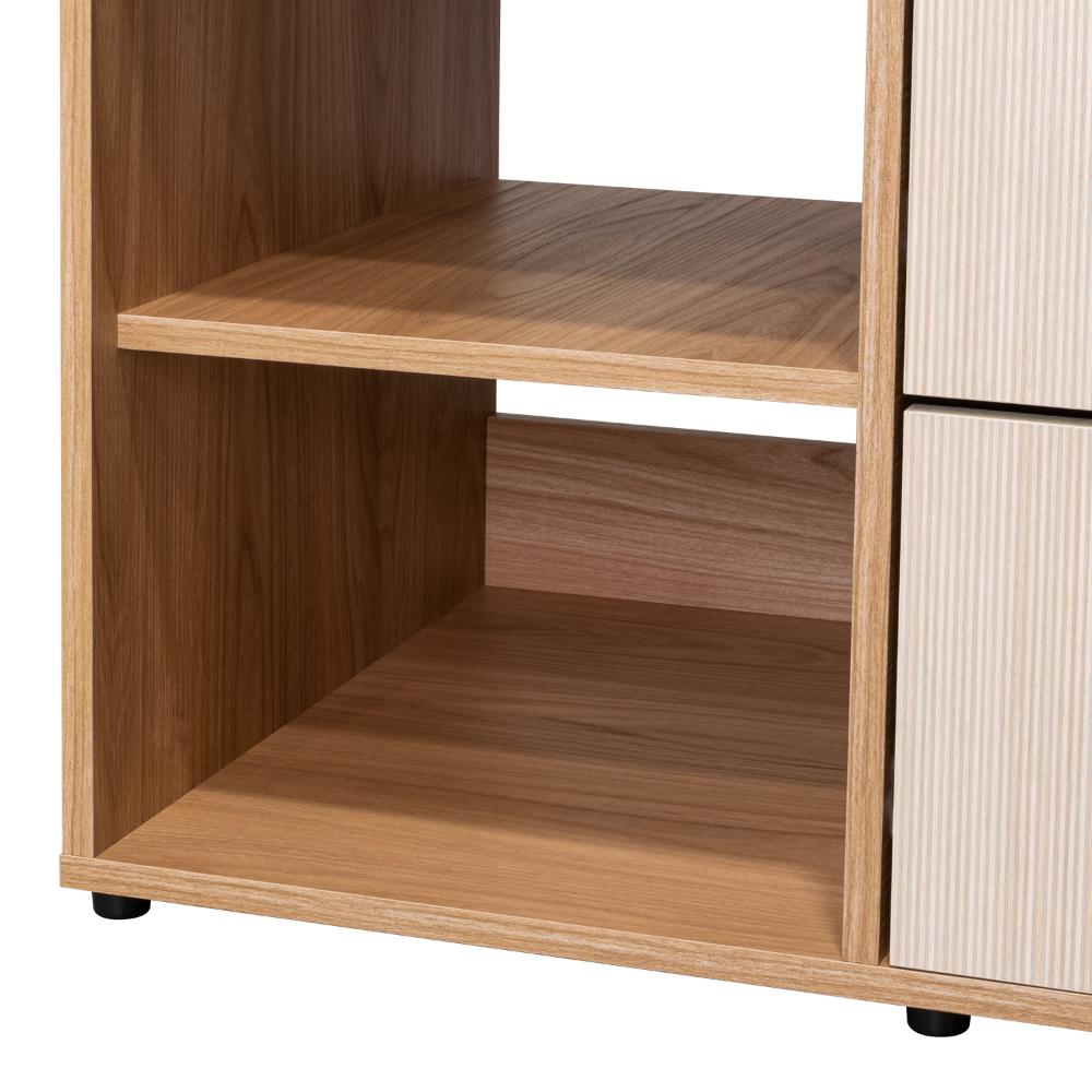 Closet sevilla, Fresno Europeo, con Dos Puertas Abatibles y Tres Cajones
