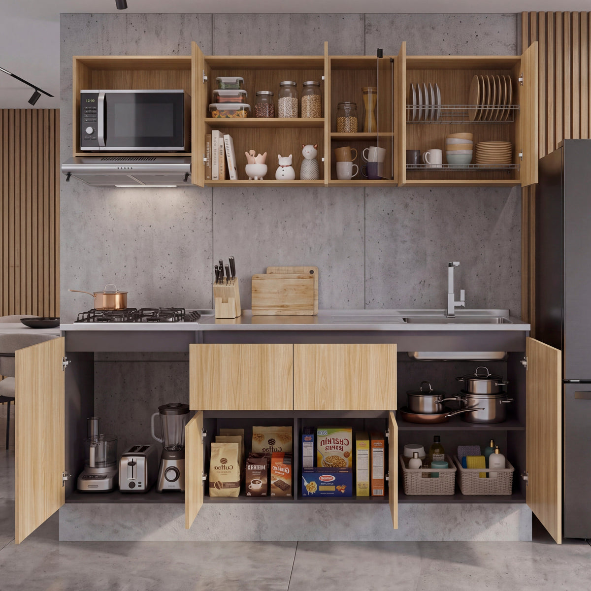 Cocina Amantia 2.10, Fresno Europeo, Derecha sin Meson