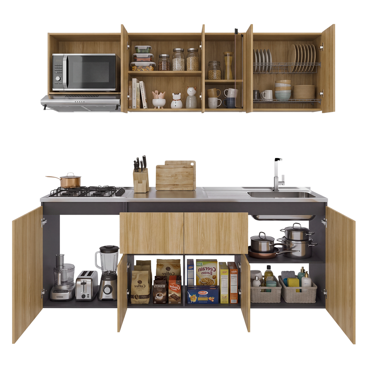 Cocina Amantia 2.10, Fresno Europeo, Derecha sin Meson