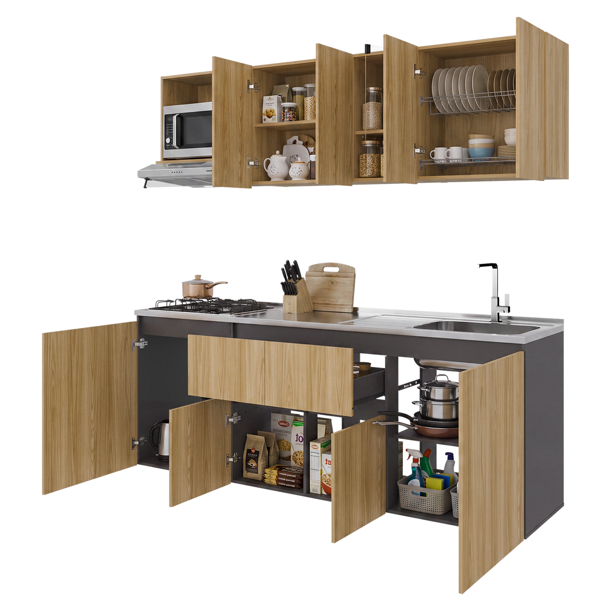 Cocina Amantia 2.10, Fresno Europeo, Derecha sin Meson