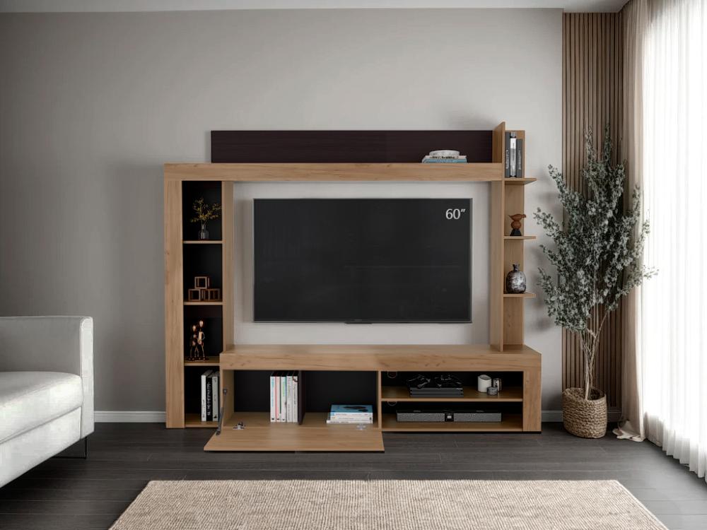 Centro de Entretenimiento Sensi, Kronos Fresno Europeo y Kronos Wengue, tiene capacidad para tv hasta de 75" ZF