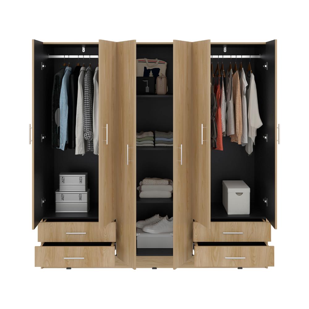 Closet Petunia, Fresno Europeo y Wengue, con cuatro organizadores